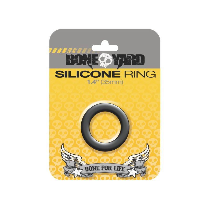 Boneyard Silicone Ring 35mm Black-BY0135