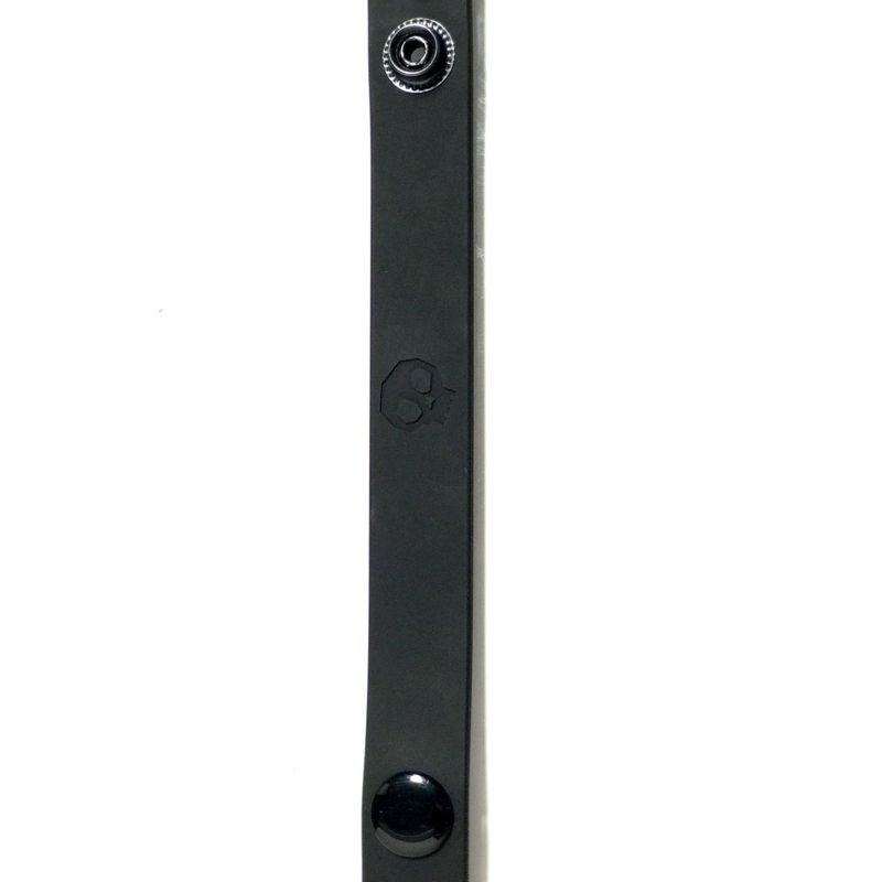 Boneyard Silicone Cock Strap - 3 Snap Ring - Black-BY0300