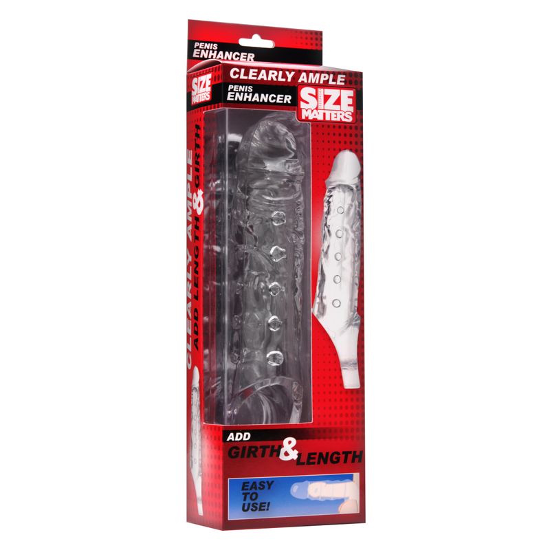 Clearly Ample Penis Enhancer Sheath