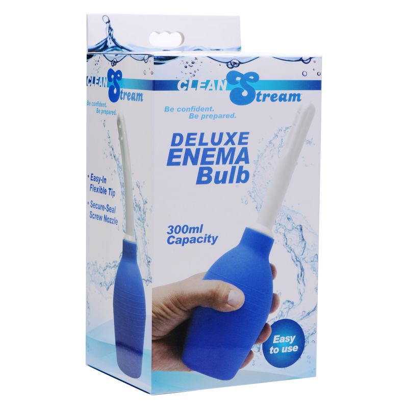Deluxe Enema Bulb Blue-AD914