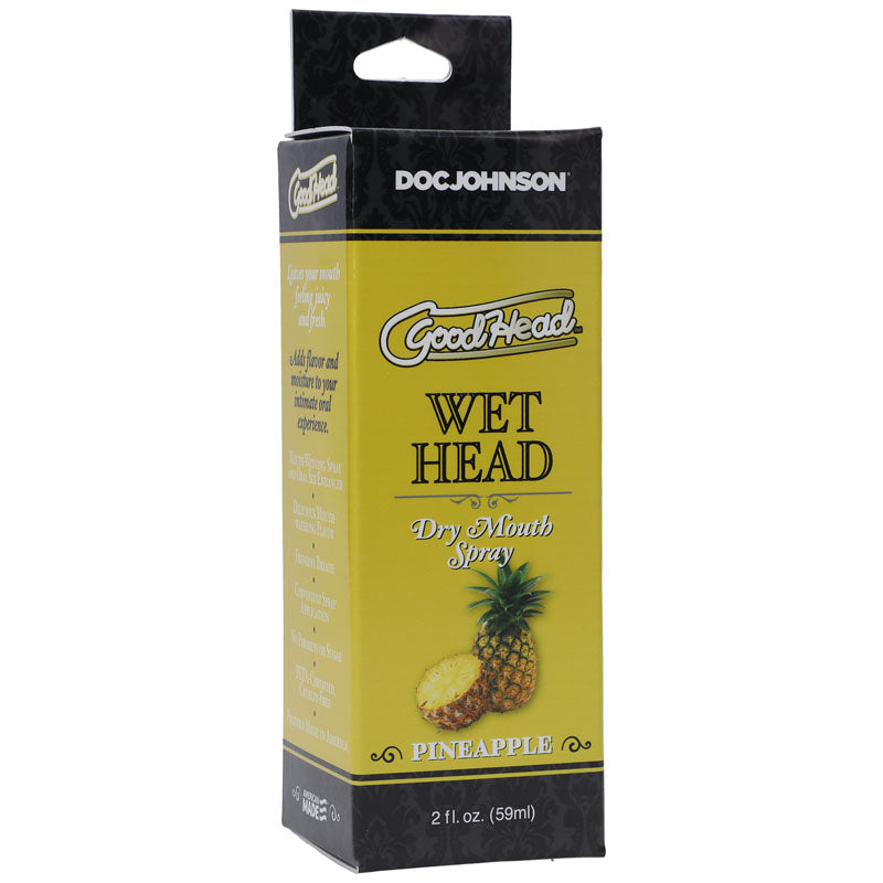 GoodHead Wet Head Dry Mouth Spray - Pineapple Flavoured - 59 ml Bottle