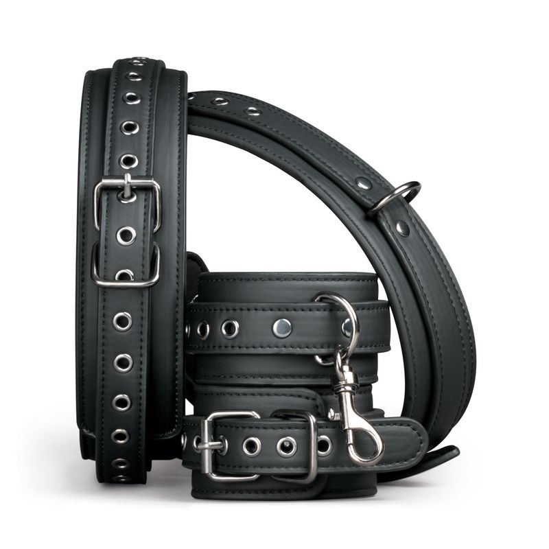 Thigh and Wrist Cuff Set-ET384BLK