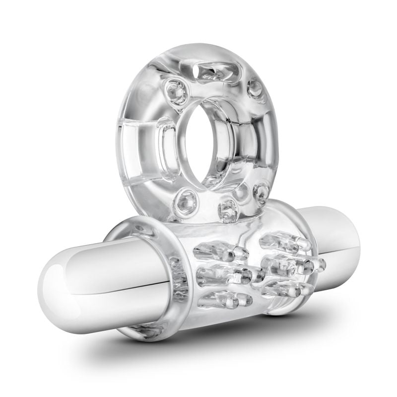 Stay Hard 10 Function Vibrating Mega Bull Ring Clear