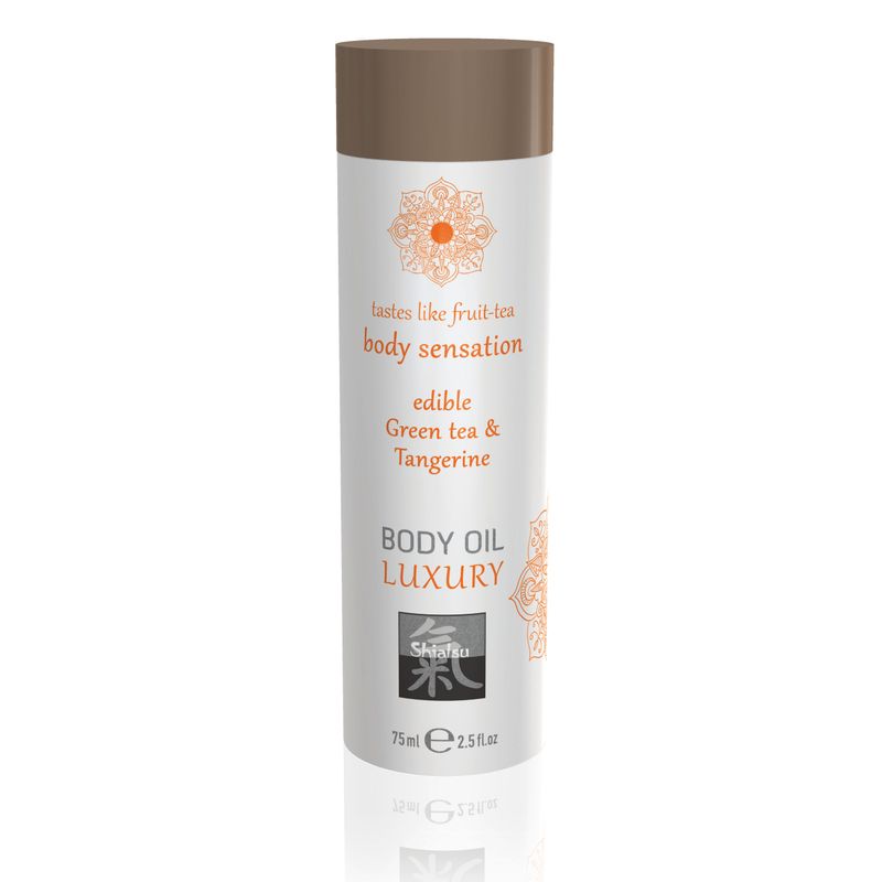 Shiatsu Luxury Body Oil Edible Green Tea and Tangerine-67020