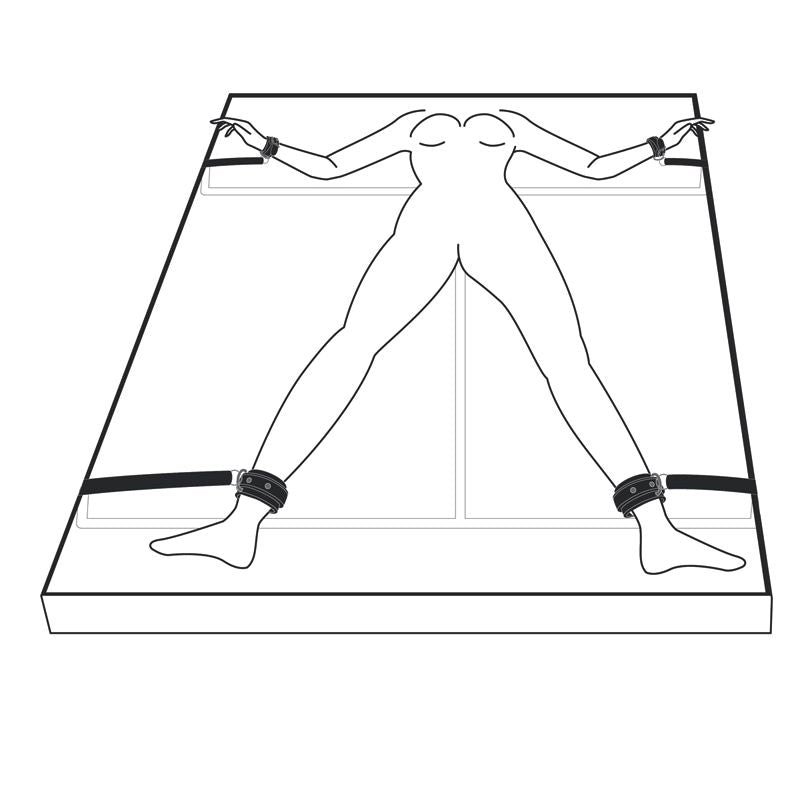 Under Mattress Restraint Set-ET375BLK