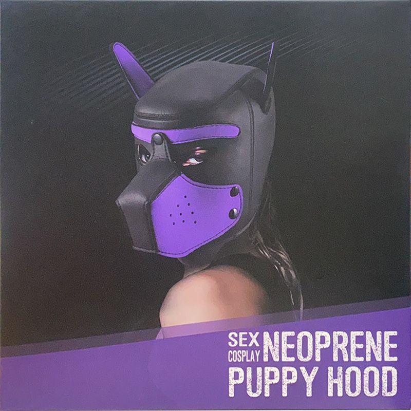 Puppy Play Mask Red-PPLAY-RED
