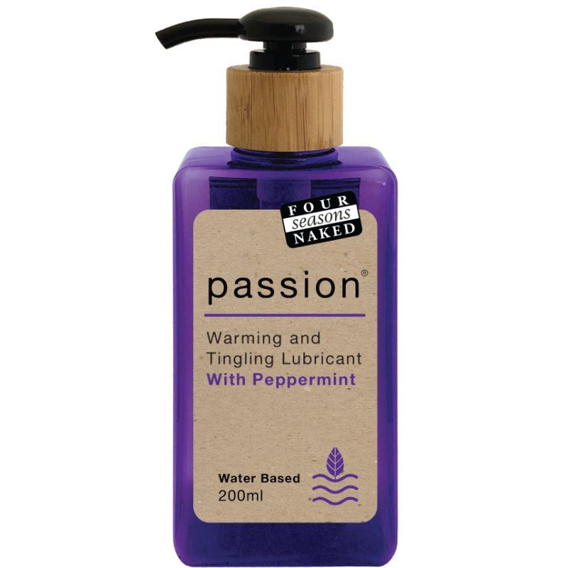 Four Seasons Passion Peppermint Lube 200ml-LUB042