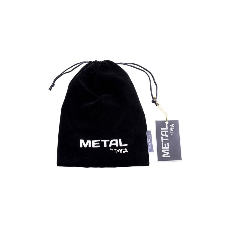 Silver Metal Anal Plug Small w White Tail-712025-10