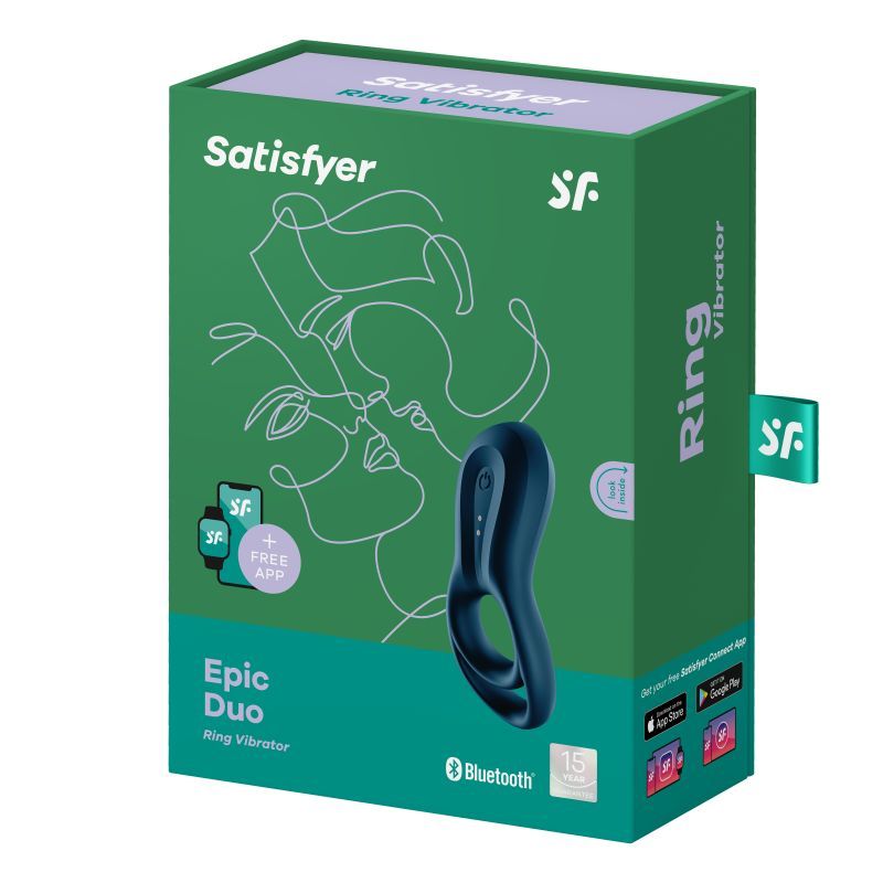 Satisfyer Epic Duo Cockring w Bluetooth & App-4009940