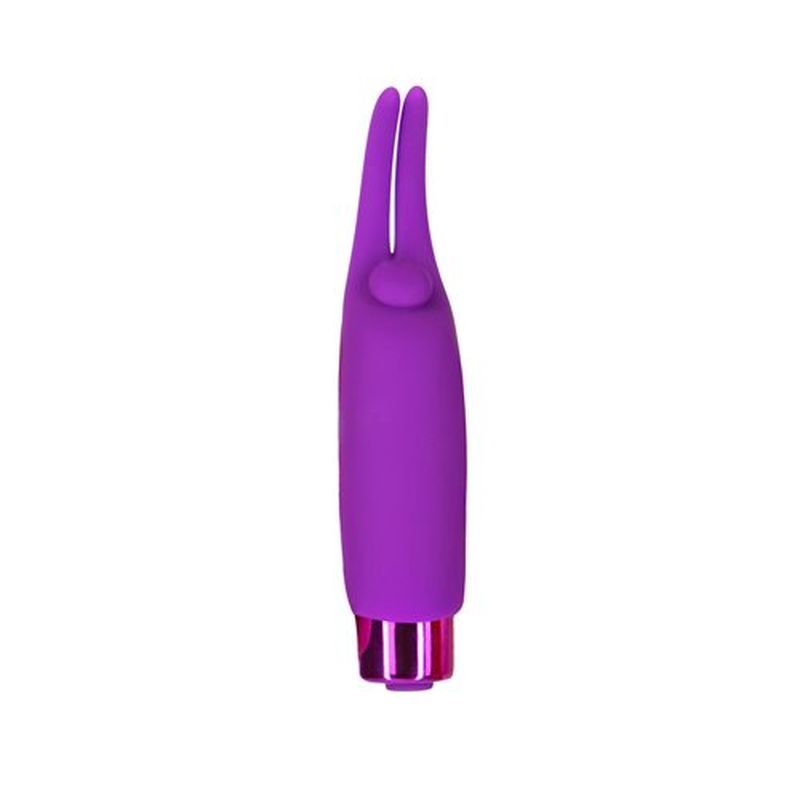 Power Bullet Teasing Tongue w Rechargeable Bullet Purple-98315