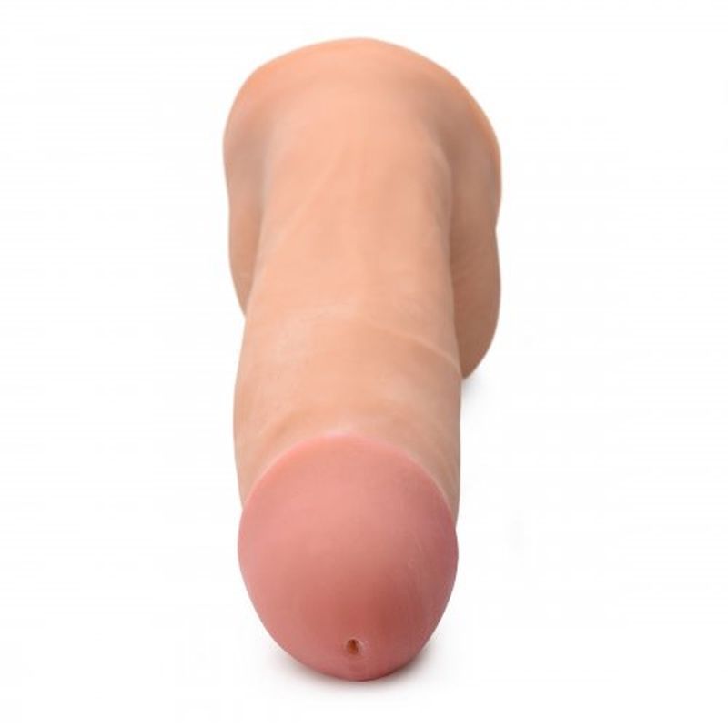8in Dual Density Squirting Dildo Light-AF654
