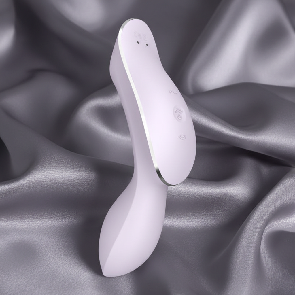 Satisfyer Curvy Trinity 2 Insertable Air Pulse Vibrator Violet