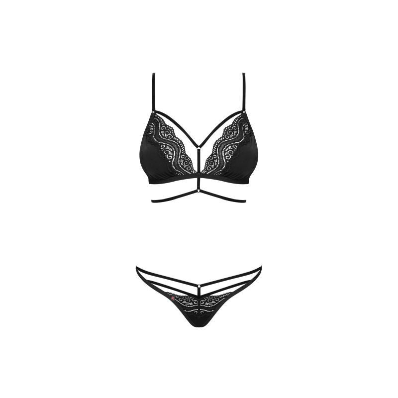 Diyosa 2 Pc Set Black-0152-BLK-L/XL