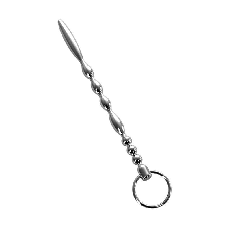 Silver Metal Urethral Plug w Ring-717318
