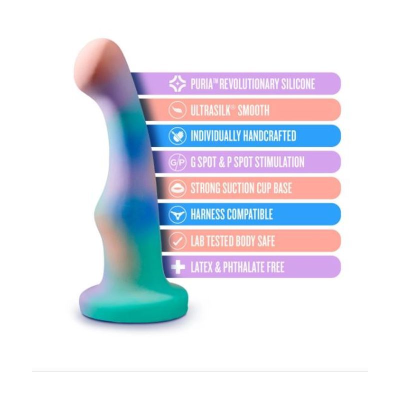 Avant Opal Dreams Aqua Silicone Dildo-BL-88370