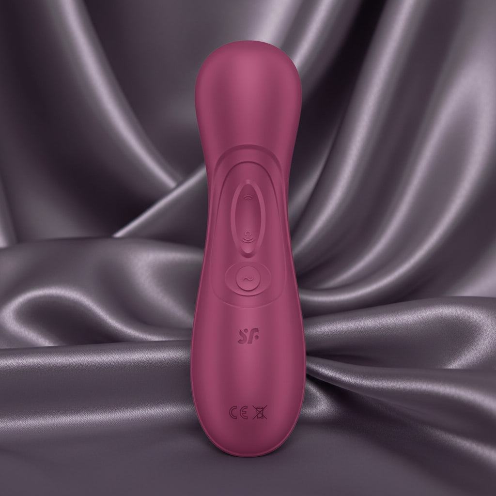 Satisfyer Pro 2 Gen 3 App Control Clitoral Stimulator Wine Red-4051840