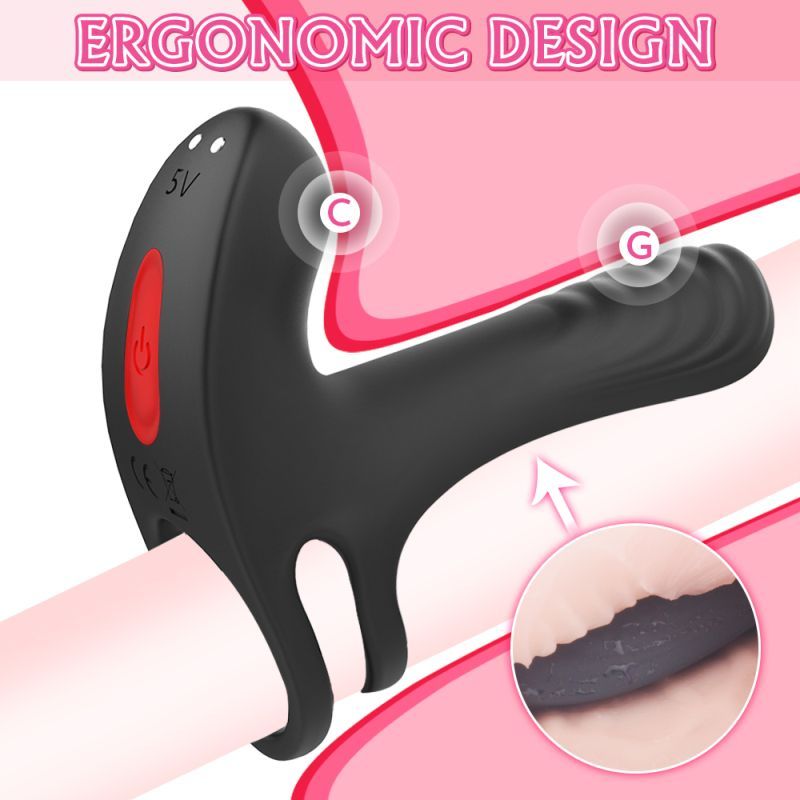 Frank Remote Control Vibrating Penis Shaft and Clit Stim Enhancer