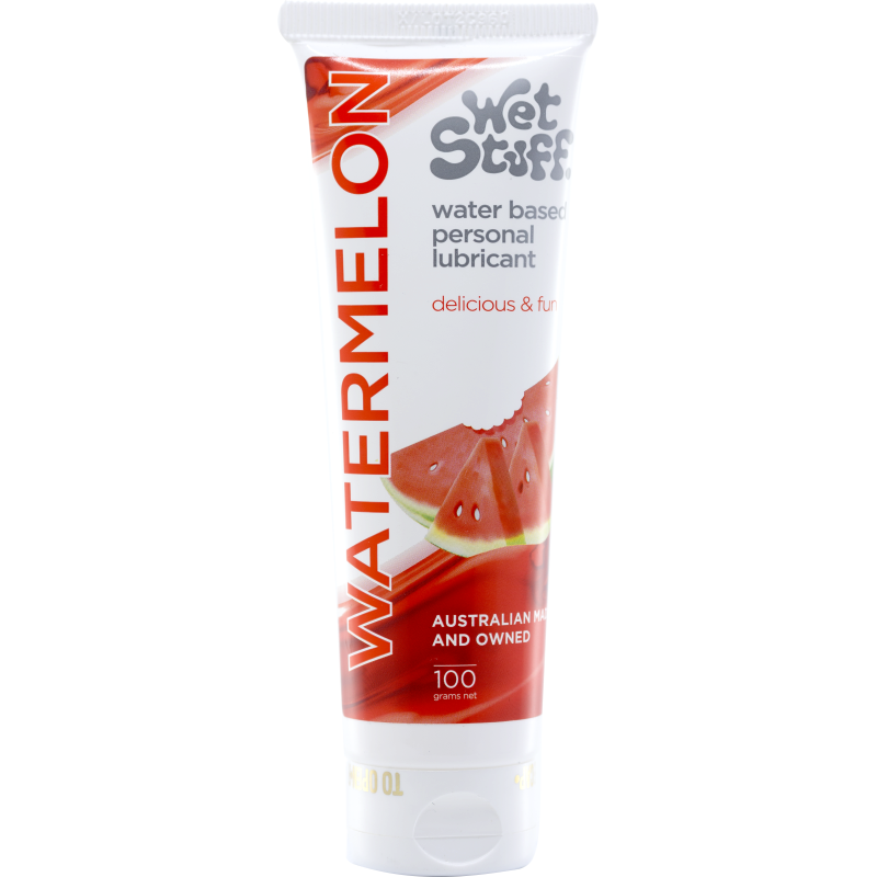 Wet Stuff Watermelon Water Based Flavoured Lubricant 100g Tube-GW40244