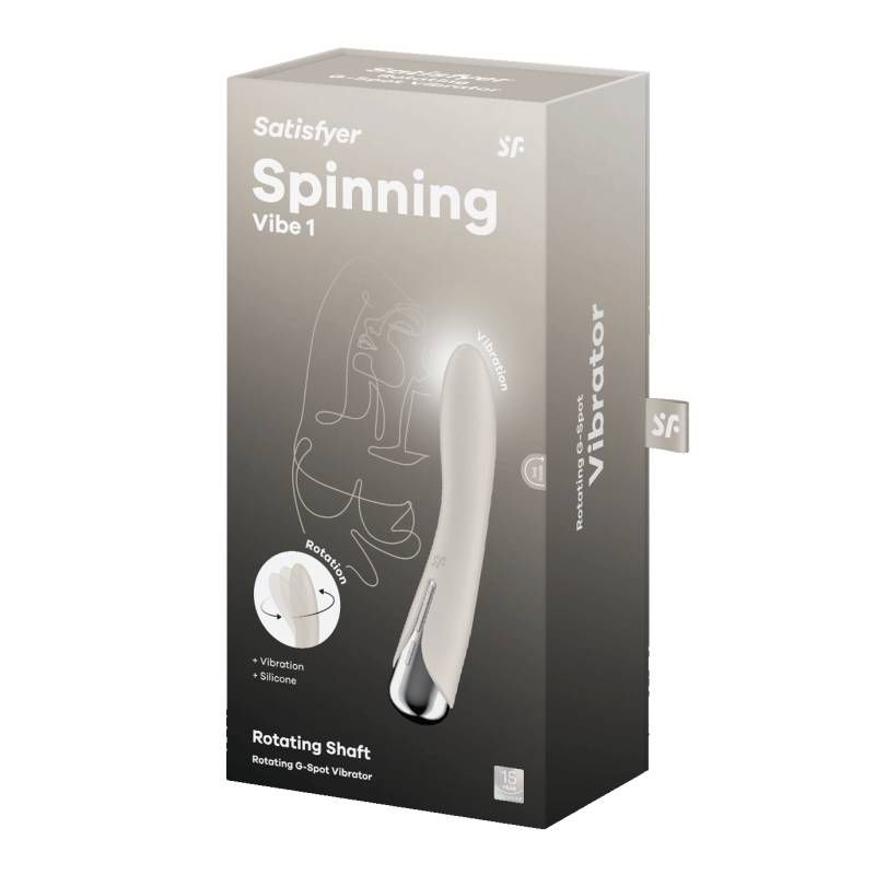 Satisfyer Spinning Vibe 1 Beige-4048710