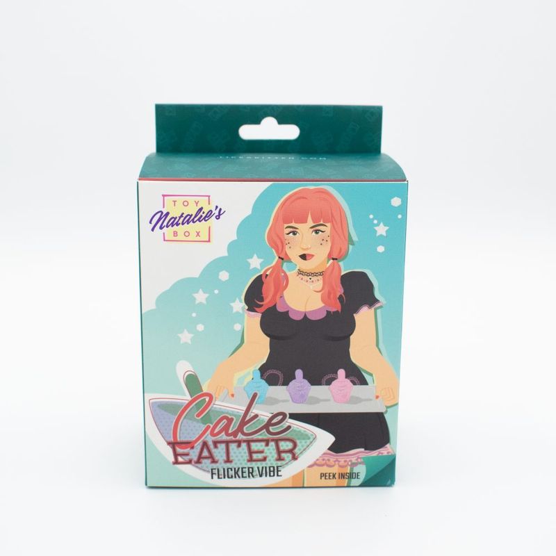 Cake Eater Clit Flicker Stimulator Pink-9093