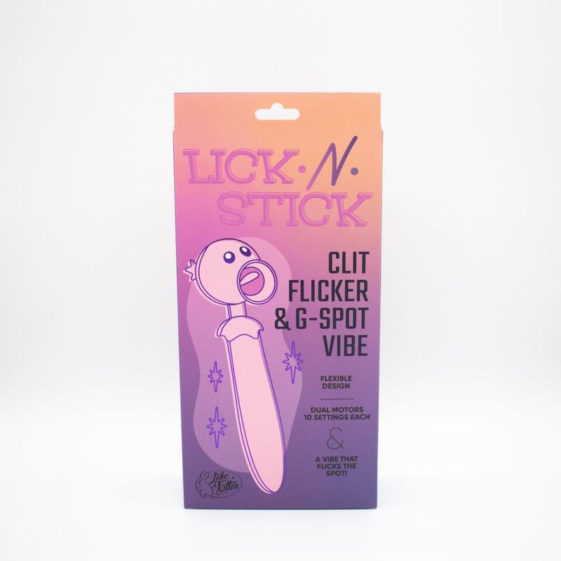 Lick N Stick Clit Flicker G-Spot Vibrator-9097