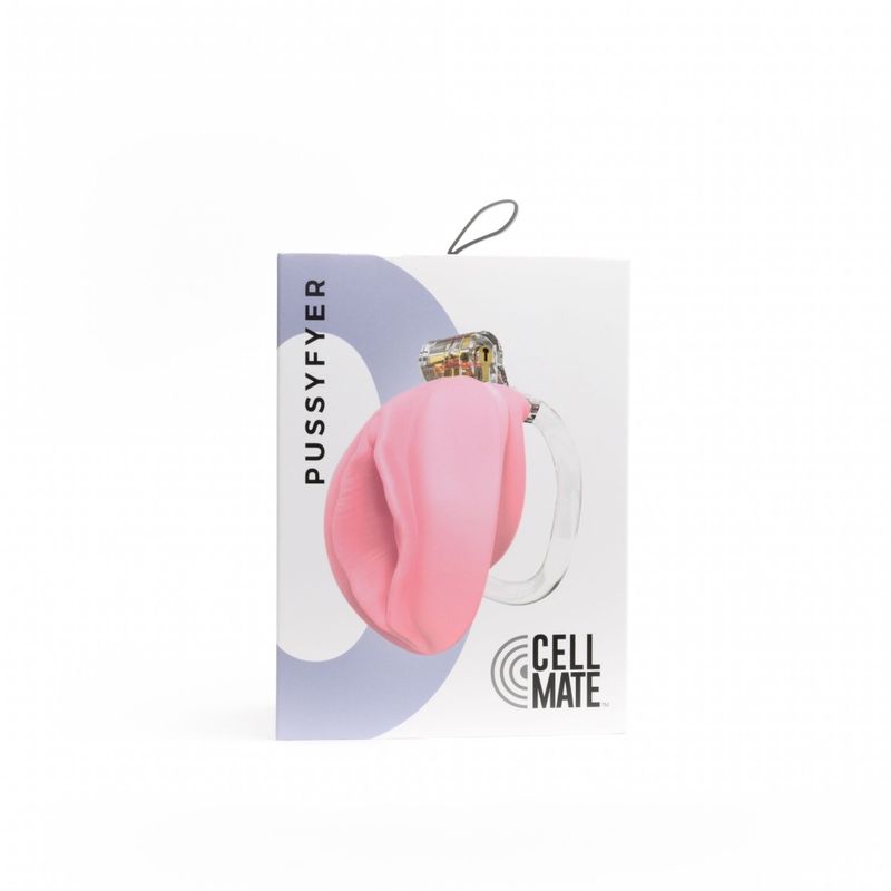 Pussyfyer Pussification Pink Pussy Chastity Cage
