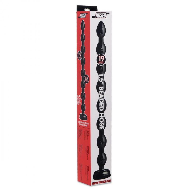 Hosed 19in Beaded Anal Snake-AF614