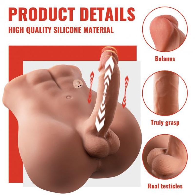 Bartlett 5kg USB Auto Thrusting 15cm Male Cock and Ass-SQ-MAR30019V