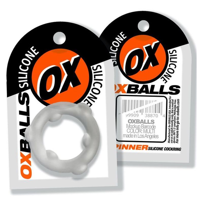 Spinner Silicone Ring Clear-OX-3202-VAP