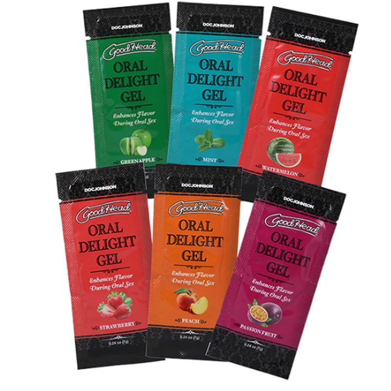 GoodHead Oral Delight Gel 6 Pc Fruity-1387-45-BX