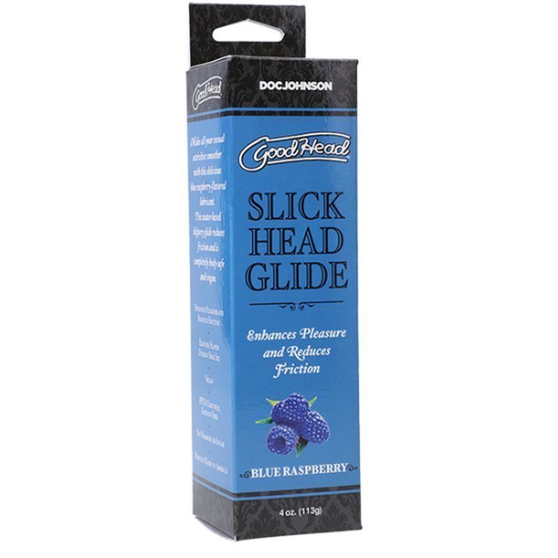 GoodHead Slick Head Glide Blue Raspberry 4 oz/113g-1361-06-BX