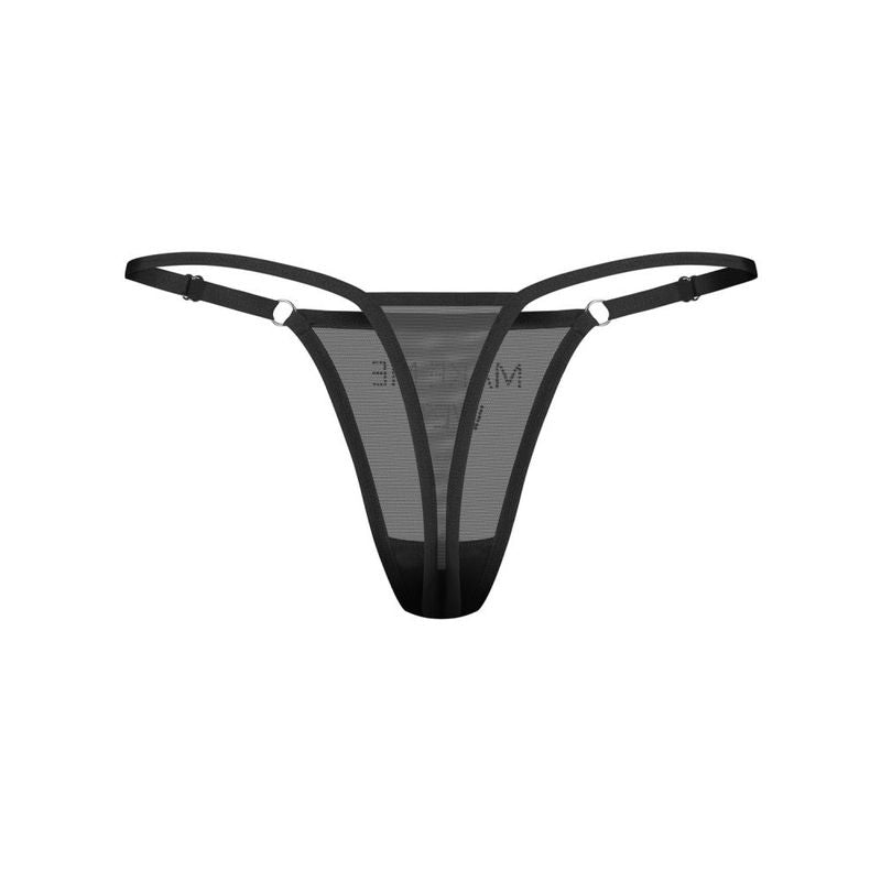 Make Me Wet Thong-7714-BLK-S/M