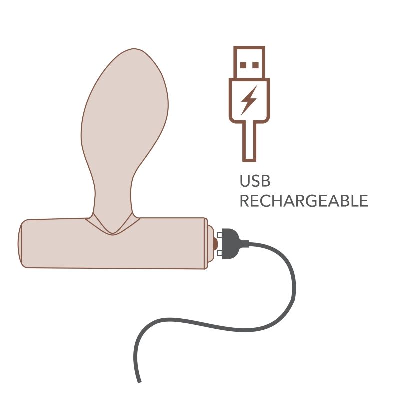 Nova Orbital Butt Plug Vibrator Blue