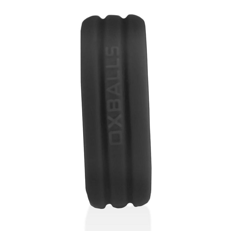 Roto Grooved Gripper Ribbed Cockring Black