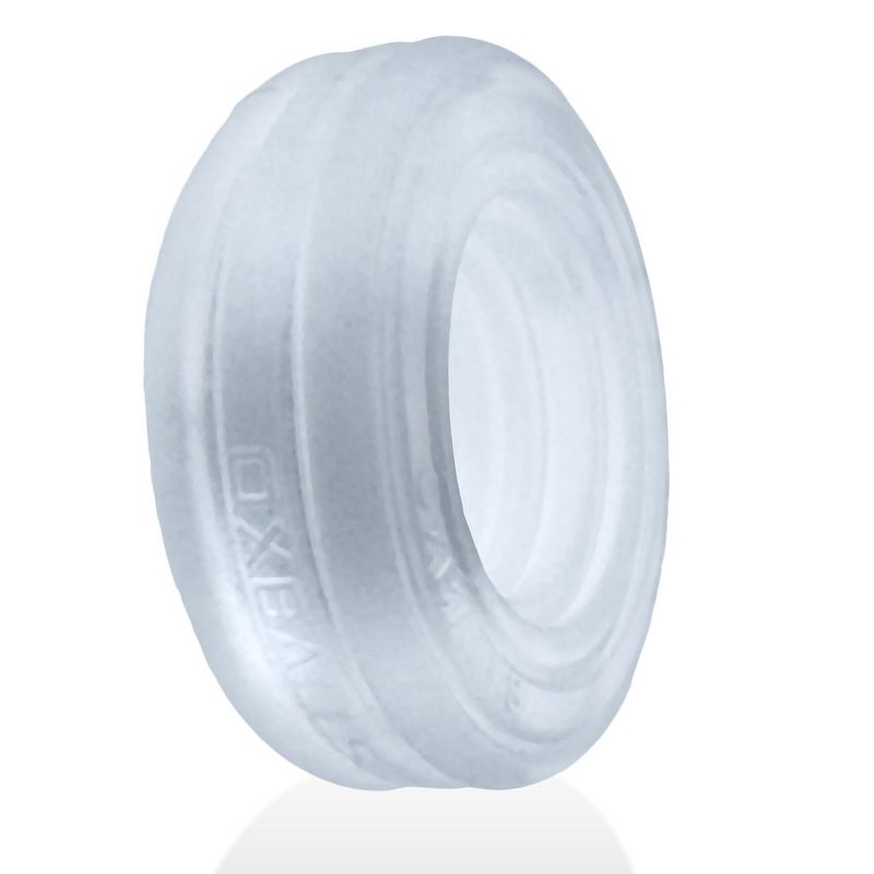 Roto Grooved Gripper Ribbed Cockring Clear