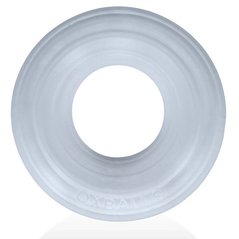 Roto Grooved Gripper Ribbed Cockring Clear
