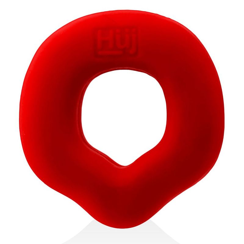 Fit Grips 2 Pc Ergo Cockring Black Red