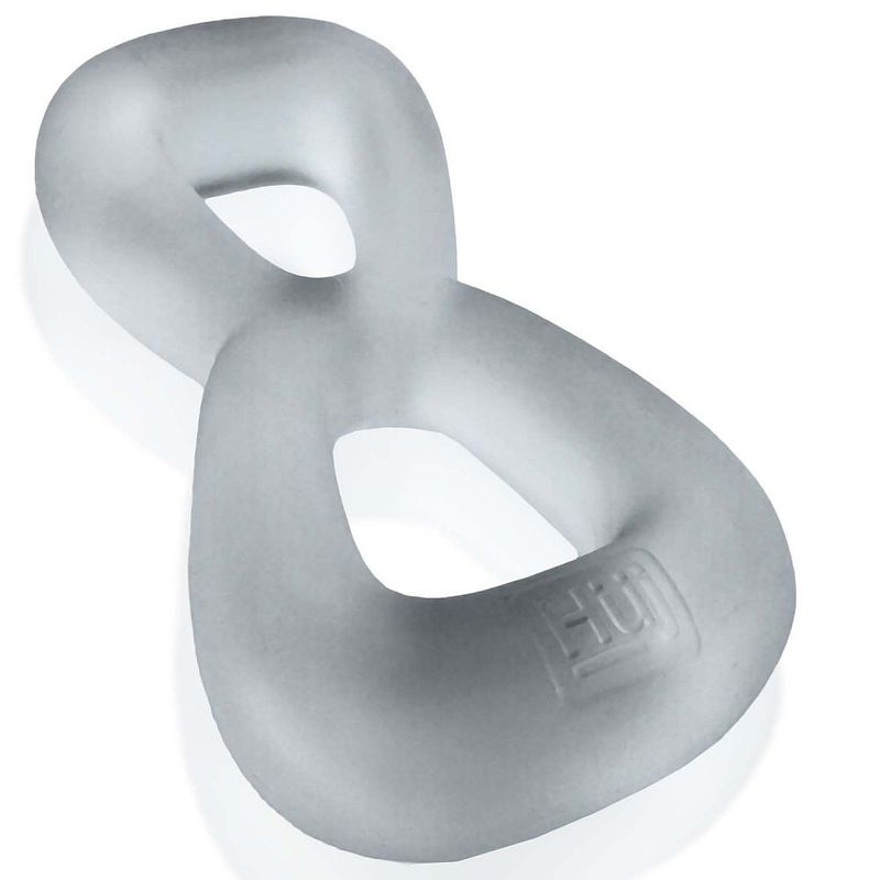 Boomerang Double Cockring Ball Stretcher Clear