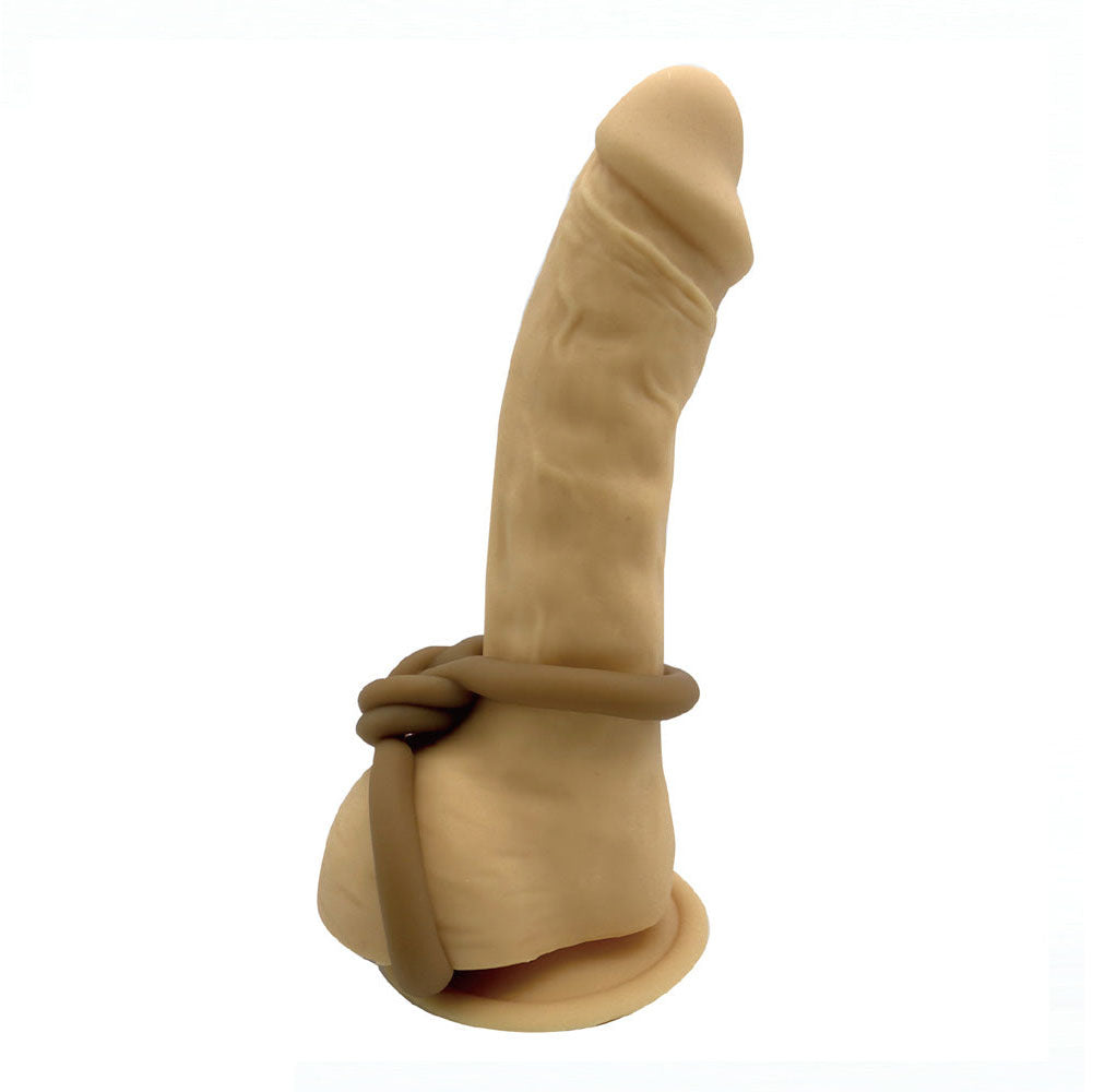 Maia COOPER - Chocolate - Chocolate Brown Cock & Balls Rings