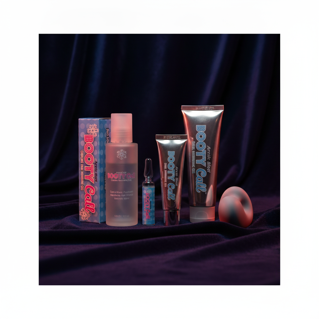 Booty Call Anal Numbing Gel - Arctic Blast Cooling Anal Numbing Gel - 44 ml (1.5 oz) Tube | Booty Call Arctic Blast: Mint Anal Numbing Gel