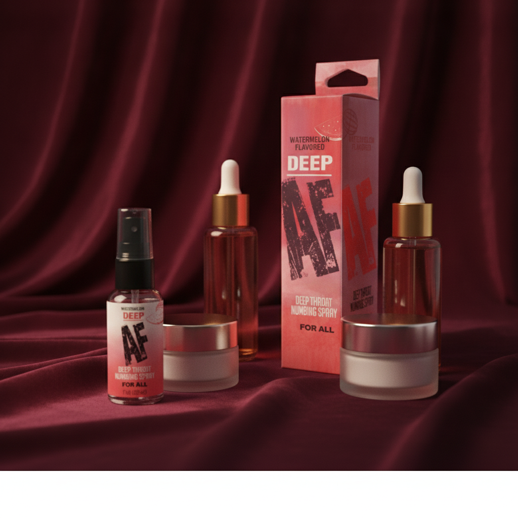 Deep AF - Watermelon - Watermelon Flavoured Deep Throat Spray - 29 ml | Maximize Pleasure with Deep AF Throat Spray