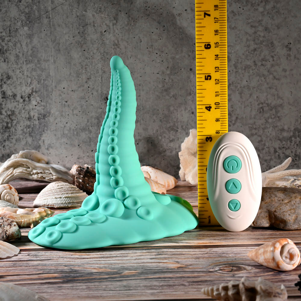 Evolved TENTACLE GRINDER - Green USB Rechargeable Fantasy Grinder Pad with Wireless Remote