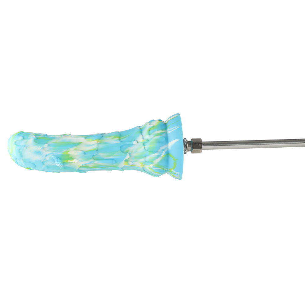 HiSmith Melting Snow Dildo with Kliclok - Blue 23.9 cm Dildo with Kliclok Machine Attachment