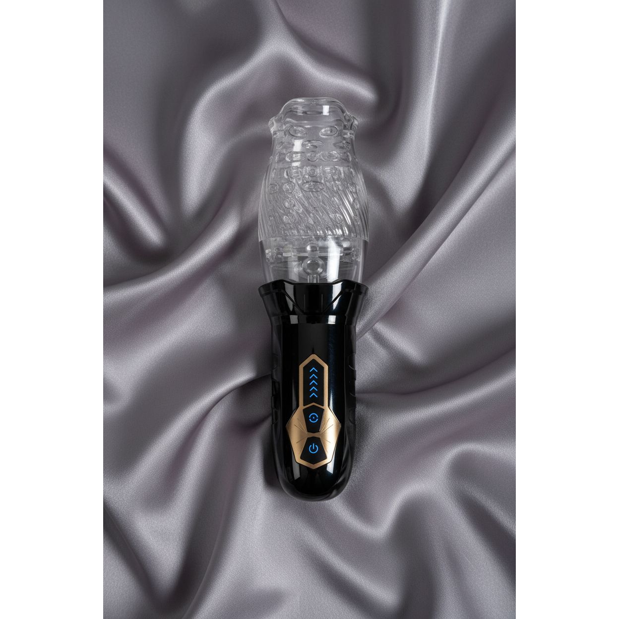 Adam & Eve Adam's Gawk Gawk - Clear USB Rechargeable Rotating Masturbator