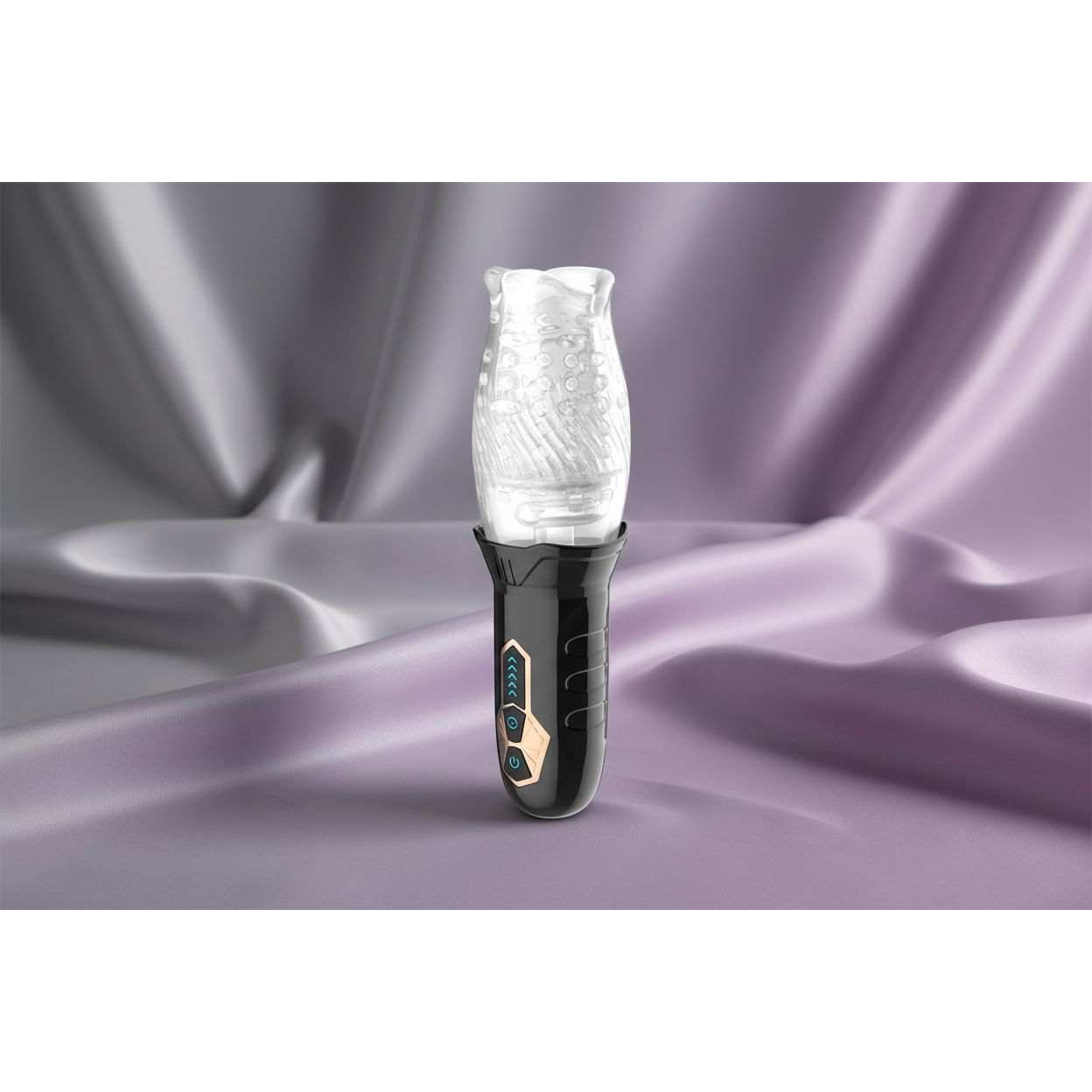 Adam & Eve Adam's Gawk Gawk - Clear USB Rechargeable Rotating Masturbator