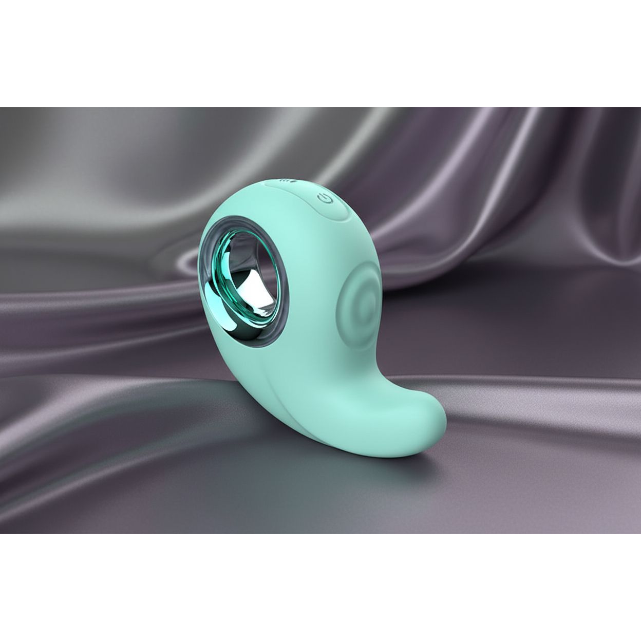 Adam & Eve CURVY CUTIE PLEASURE COMBO - Teal USB Rechargeable Tapping Stimulator