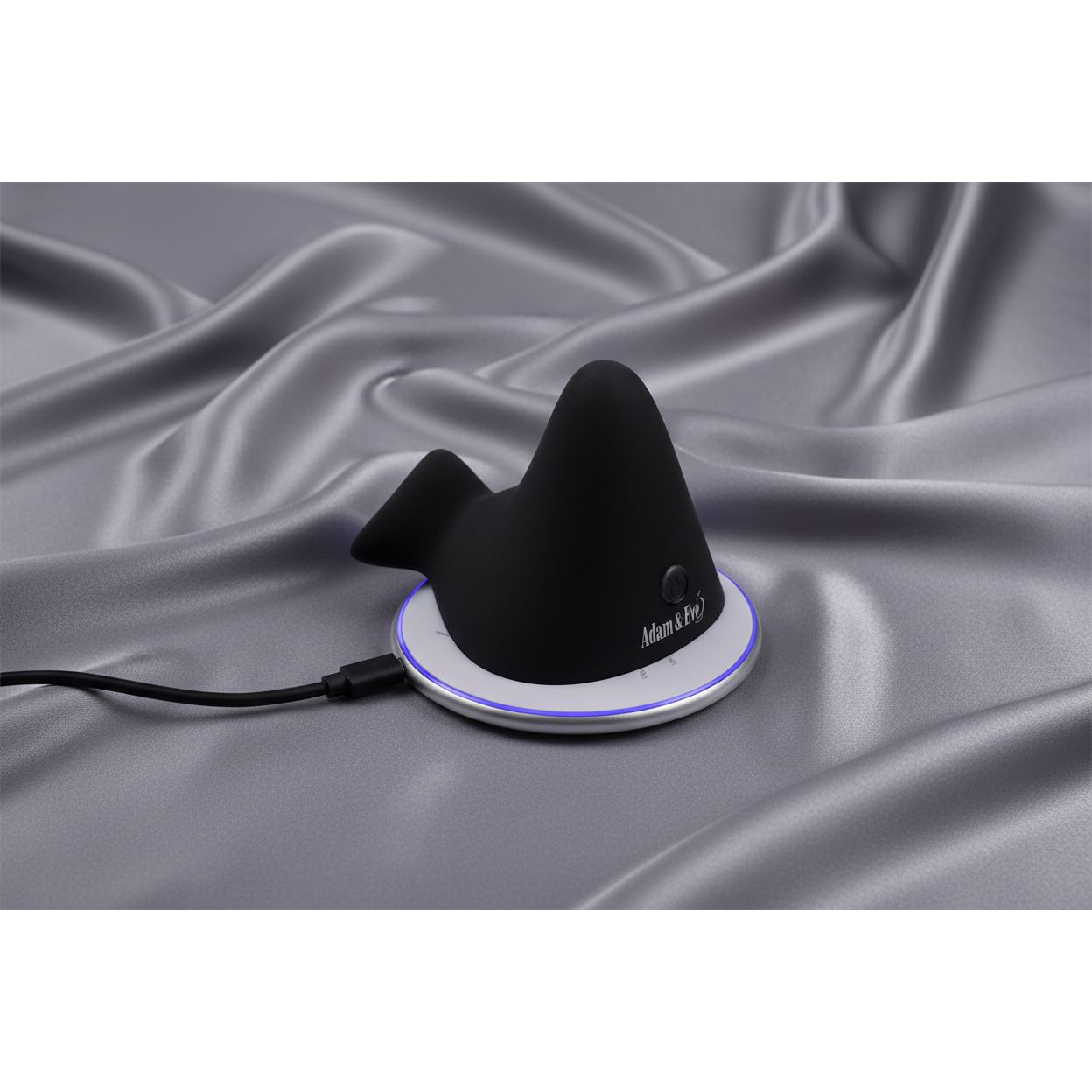 Adam & Eve THE RUMBLING RIDER - Black Rechargeable Vibrating Grinder Pad