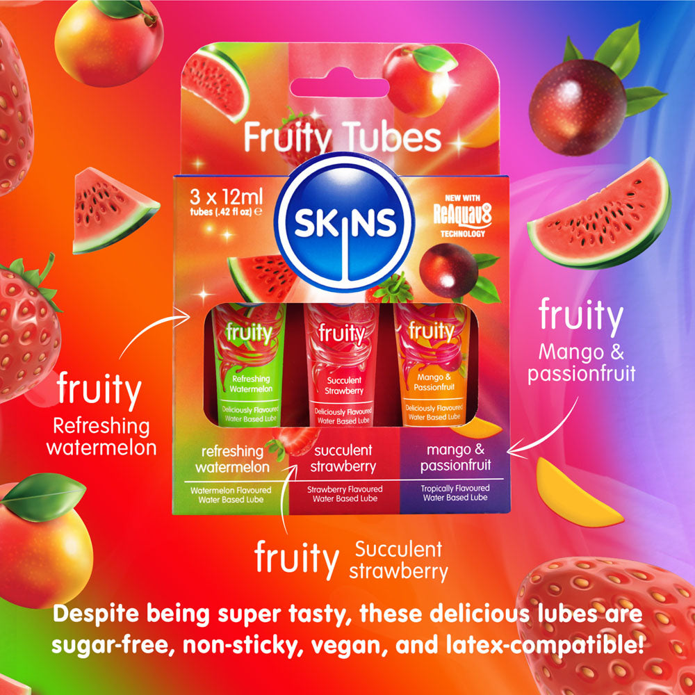 & Mango & Passionfruit Flavoured Lubricants - 12 ml Bottles