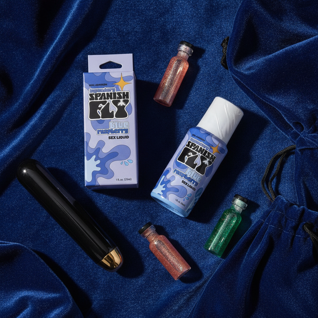 Spanish Fly Sex Liquid - Blue Raspberry - Aphrodisiac Enhancer - 29 ml Bottle | Spanish Fly: Boost Arousal & Ignite Passion Today!