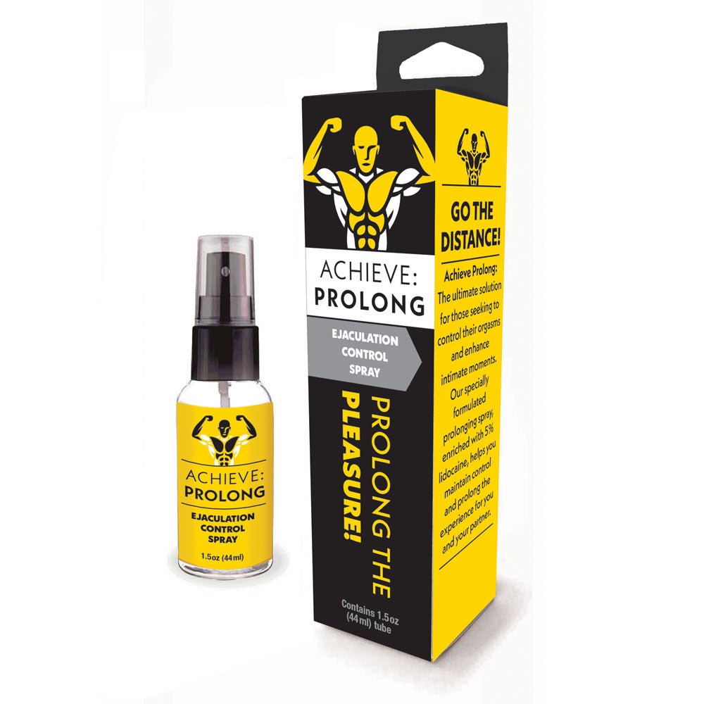 Achieve: Prolong - Ejaculation Control Spray for Men - 29 ml Spray - silkandsin